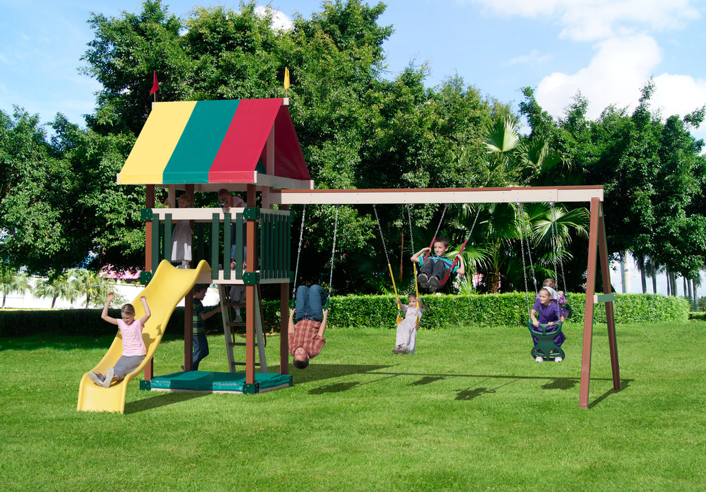 Poly Watch Tower Swing Set Series