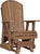 2' Poly Adirondack Glider Chair