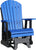2' Poly Adirondack Glider Chair