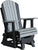 2' Poly Adirondack Glider Chair