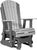 2' Poly Adirondack Glider Chair