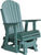 2' Poly Adirondack Glider Chair