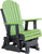 2' Poly Adirondack Glider Chair