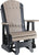 2' Poly Adirondack Glider Chair