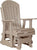 2' Poly Adirondack Glider Chair