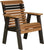 2' Poly Plain Rollback Bench