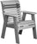 2' Poly Plain Rollback Bench