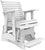 2' Poly Plain Rollback Balcony Glider