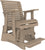 2' Poly Plain Rollback Balcony Glider