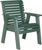 2' Poly Plain Rollback Bench