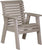 2' Poly Plain Rollback Bench