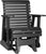 2' Poly Plain Glider Chair