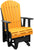 2' Poly Adirondack Glider Chair