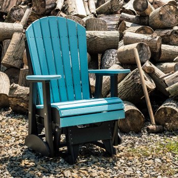 2' Poly Adirondack Glider Chair