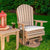 Poly Adirondack Swivel Glider