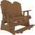 4' Poly Adirondack Balcony Glider