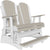 4' Poly Adirondack Balcony Glider