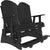 4' Poly Adirondack Balcony Glider