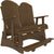 4' Poly Adirondack Balcony Glider