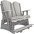 4' Poly Adirondack Balcony Glider