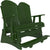 4' Poly Adirondack Balcony Glider