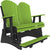 4' Poly Adirondack Balcony Glider