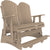 4' Poly Adirondack Balcony Glider