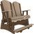 4' Poly Adirondack Balcony Glider