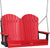 4' Poly Adirondack Swing