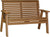 4' Poly Plain Rollback Bench