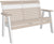 4' Poly Plain Rollback Bench