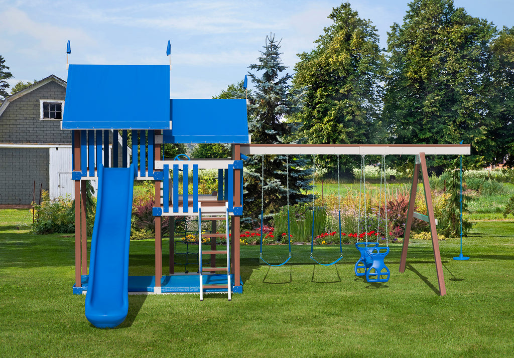 Poly Deluxe Sky Tower Swing Set Series