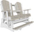 5' Poly Adirondack Balcony Glider