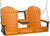 5' Poly Adirondack Swing