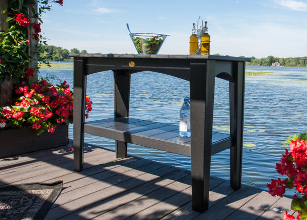 Poly Island Buffet Table