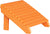 Poly Deluxe Adirondack Footrest