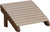 Poly Deluxe Adirondack Footrest