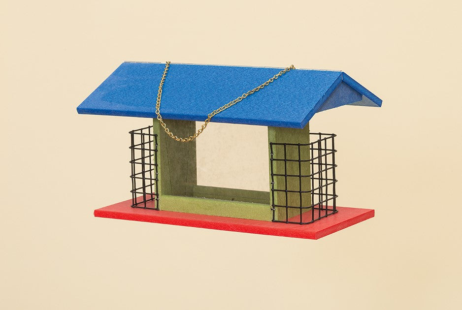Poly Rectangle Hanging Bird Feeder